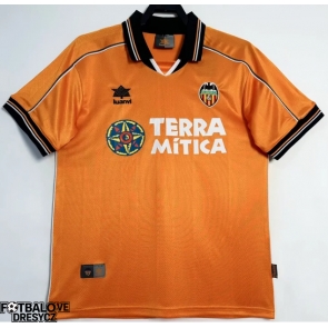 Valencia 1999-2000 Retro Venkovní Dres Krátký Rukáv Valencia 1999-2000 Retro Venkovní Dres Krátký Rukáv